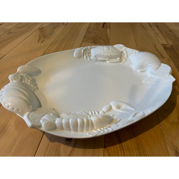 Lobster 3D Ceramic Seafood Serving Platter ~ Vintage~ - Picture 3 of 7